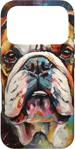 Vista 29 de Funda para iPhone 14 Pro Max English Bulldog Pet Paw Men Women Dog Lover