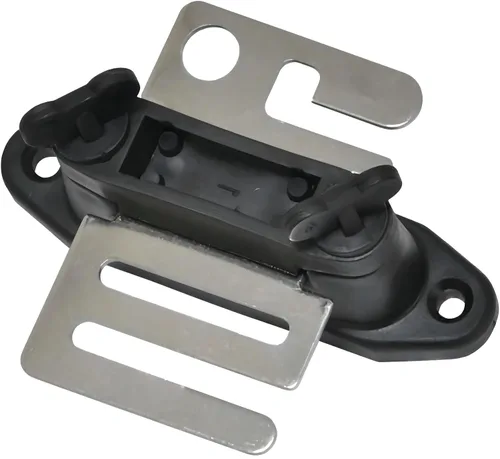 Vista 6 de Aislador eléctrico de puerta de tensión de extremo de valla Polytape Gancho de anclaje/esquina/estiramiento/tensor aislante con placa de conector