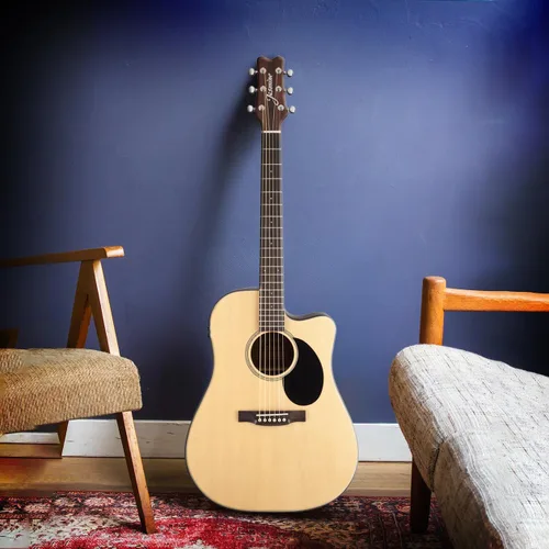 Vista 4 de Jasmine JD36CE-NAT J-Series Guitarra Acústica-Eléctrica, Natural