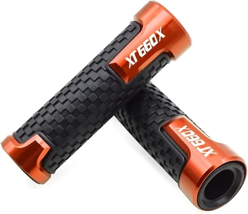 Vista 8 de Para Yamaha XT660X 2004 2017 XT660 XT 660 X 660X 7/8" 0.866 in antideslizante moto manillar mano agarre motocicleta accesorios (color : negro)