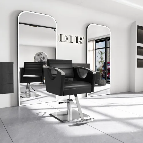 Vista 2 de Dir Hair Salon Styling Chair Beauty Salon Hydraulic Stylist Chair Bello in Beige
