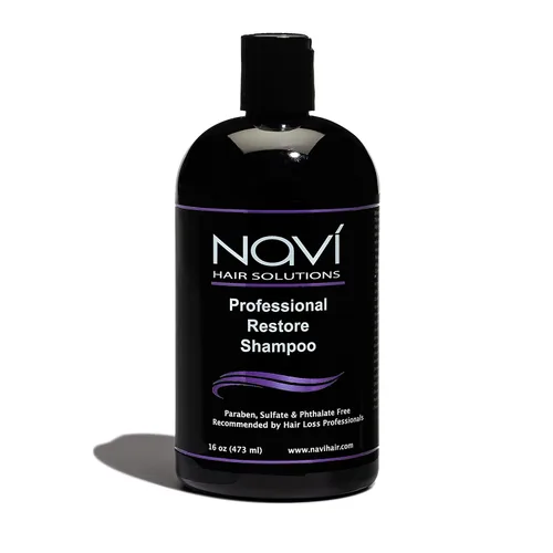 Vista 8 de Navi Professional Strength Champú para pérdida de cabello para el crecimiento del cabello, champú bloqueador DHT para cabello adelgazante