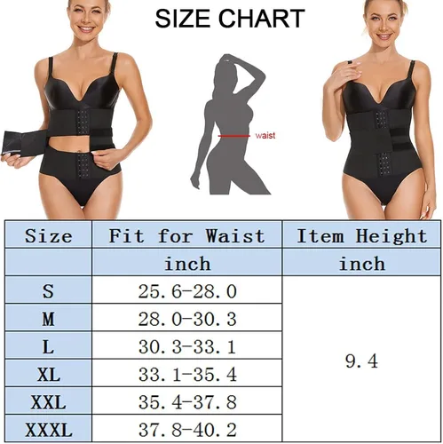 Vista 6 de NINGMI Entrenador de cintura para mujer, faja moldeadora de cintura, control de abdomen, faja moldeadora de cuerpo, faja moldeadora de cintura