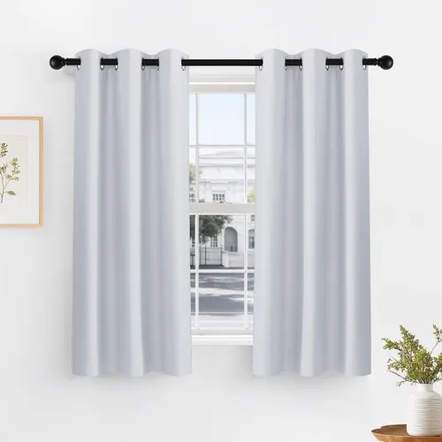 Vista 55 de PONY DANCE Cortinas para Autocaravana de 24 pulgadas de Largo, Cortinas Cortas para Baño y Cocina, Mini Cortinas de Privacidad para Camper