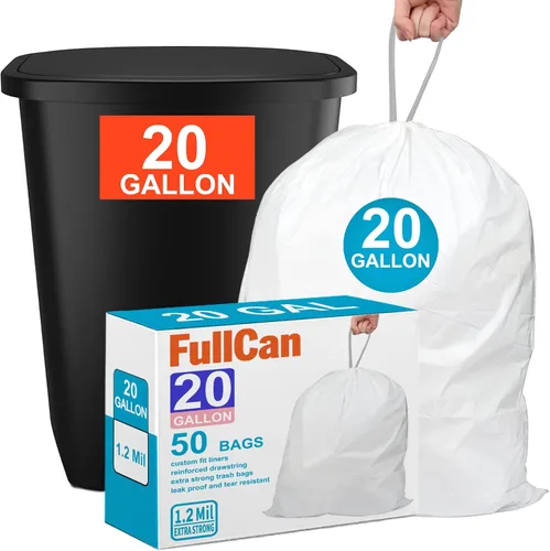 Vista 7 de Code M - 100 bolsas de basura resistentes con cordón reforzado para Reliable1st de 8-12 galones / 40-55 litros compatibles con simpIehuman Code M