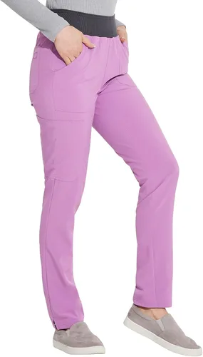 Vista 6 de Dickies EDS Essentials DK090 - Pantalón médico para mujer, tiro medio, pierna cónica, sin botones, DK090