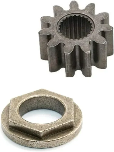 Vista 2 de 717-1554 Engranaje de piñón del eje de dirección y buje para MTD Cub Cadet 941-0656A 917-1554 741-0656A, se adapta a Cub Cadet LT1042 LT1045 LT1046
