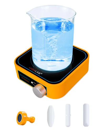 Vista 9 de Agitador magnético recargable de 101.4 fl oz, placa de agitación de Azul