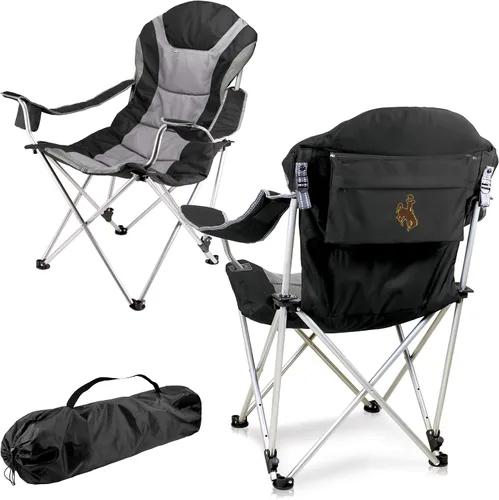 Vista 15 de Picnic TIME NCAA Arkansas Razorbacks Reclining Camp Chair - Beach Chair for Adults - Sports Chair with Carry Bag