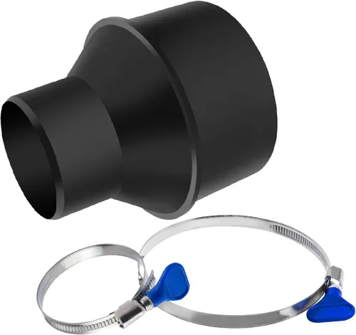 Vista 13 de POWERTEC 70136 cono reductor de 4" a 2-1/2".