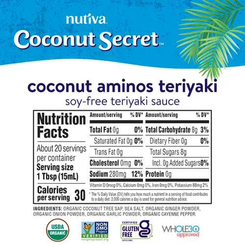 Vista 2 de Secreto de coco Aminos Teriyaki Salsa