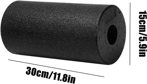 Vista 4 de Rodillo de espuma - Rodillo de masaje muscular ligero de 11.8 x 5.9 in Masajeador de tejido profundo de cuerpo completo Herramienta de masaje
