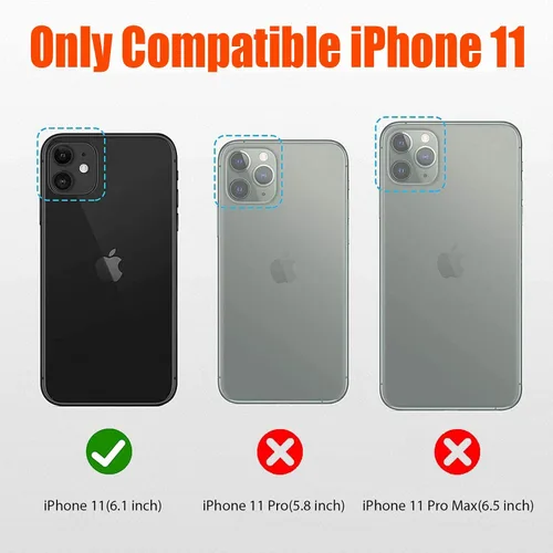 Vista 2 de Funda de batería para iPhone 11, funda protectora de carga portátil mejorada de 10000 mAh con carga inalámbrica compatible con iPhone 11