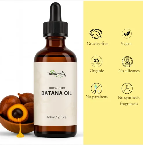 Vista 4 de Aceite de batana para el crecimiento del cabello – 100% puro y orgánico de Honduras – Tratamiento de cabello crudo prensado en frío y cuero