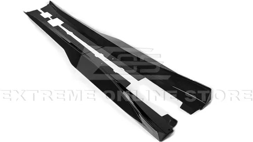 Vista 7 de Repuesto para modelos Chevrolet Camaro LT LS RS SS 2016 Par de extensión de panel basculante de faldas laterales estilo ZL1