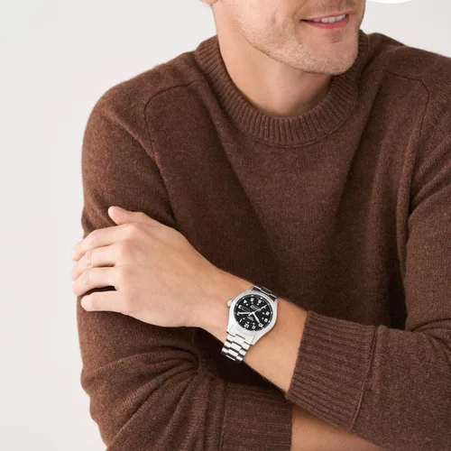 Vista 4 de Fossil Men's Defender Solar-Powered Stainless Steel Watch