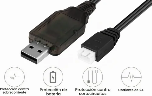 Vista 6 de Aliwisdom Cable cargador de batería universal RC con conector XH3 Pin Plug para batería Lipo de 7.4V 2S, compatible con coche RC/barco RC/avión