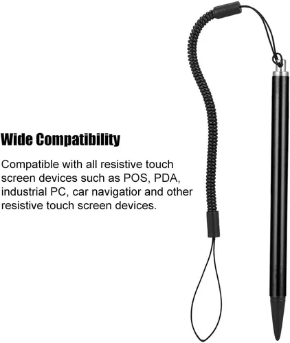 Vista 5 de Wendry Bolígrafo resistente de punta dura compatible con todos los dispositivos resistivos, lápiz de pintura táctil de pantalla resistente