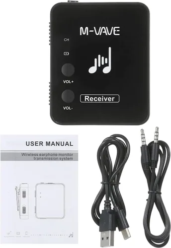 Vista 7 de WP-10 Auricular Monitor Sistema de Transmisión Receptor Recargable (Receptor)