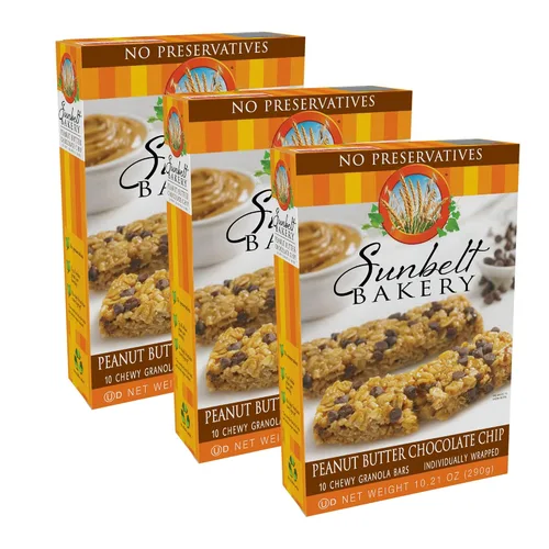 Vista 22 de Sunbelt Bakery Barras de granola masticables dulces y saladas de almendras, barras de 50-1.0 onzas (5 cajas)