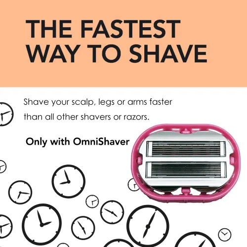 Vista 8 de OmniShaver Mango extensor, afeitadora de cuerpo completo para hombres y mujeres con soporte de extensión de 20 pulgadas, ajustable y plegable Negro