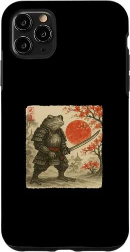 Vista 13 de Frog Samurai Japanese Warrior Costume Sumi-e Art Funny Case for iPhone 16