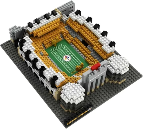 Vista 21 de FOCO NFL Bloques de construcción unisex para adultos 3D Mini BRXLZ con forma de estadio del equipo de la NFL
