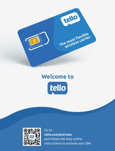 Vista 5 de $14/mes - 5 GB de datos + minutos y textos ilimitados Plan de teléfono prepago Tello Mobile Trae tu propio kit de teléfono Tarjeta SIM 3 en 1