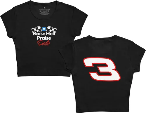 Vista 12 de Black Rabbit Camisetas y tops retro de los 90s Racing Intimidator Earnhardt Raise Hell Praise Dale