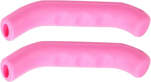 Vista 8 de Cubierta de palanca de freno de bicicleta, protector de palanca de freno de bicicleta, accesorio de agarre de bicicleta (rosa oscuro)