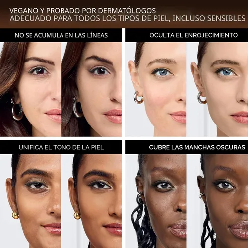 Vista 8 de L'Oreal Paris True Match - Base líquida supermezclable, maquillaje de base líquida de cobertura media, C0.5, ligero, 1 onza líquida