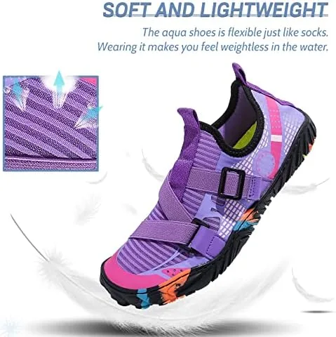 Vista 4 de Zapatos de agua para hombre zapatos de natación de secado rápido para hombres y mujeres, zapatos antideslizantes para playa, senderismo, buceo