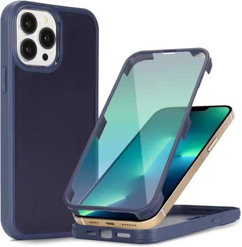 Vista 25 de Funda para iPhone 12 mini con protector de pantalla, color negro