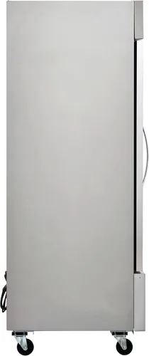 Vista 5 de Kratos Refrigerador comercial 1 puerta de alcance en, puerta de vidrio, exterior de acero inoxidable, 29" W (67K-007)