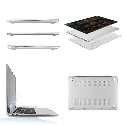 Vista 82 de Funda para computadora MacBook Pro de 13 pulgadas, modelo A1425/A1502, modelo A1425/A1502, diseño de primera calidad, funda rígida para laptop 3D 3D