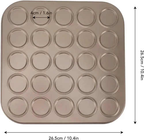Vista 3 de Zerodis Molde superior para magdalenas, revestimiento antiadherente que libera fácilmente muffins, resistente a altas temperaturas, bandeja