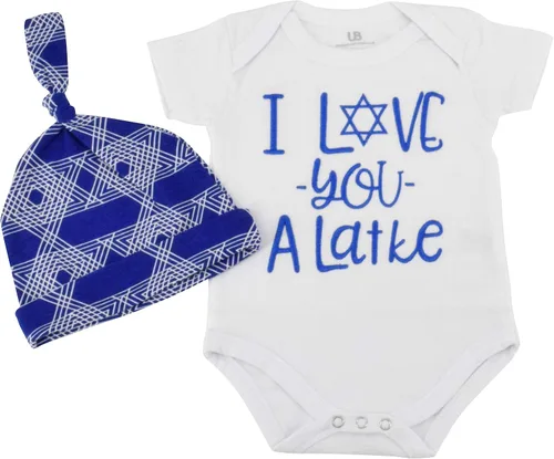Vista 10 de Baby Boys Girls One Piece Outfit Set Short Sleeve Bodysuit 1ª Pascua
