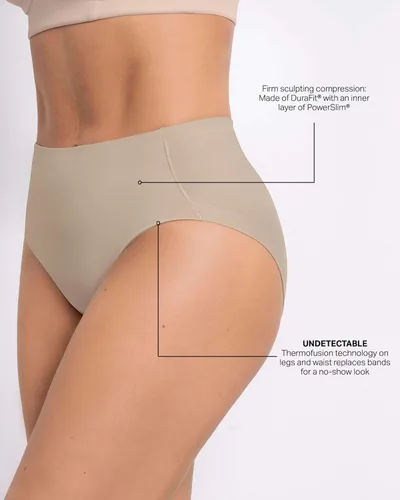 Vista 4 de Leonisa Faja de compresión invisible - Ropa interior con control de abdomen para mujer