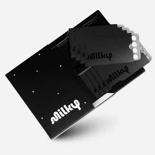 Vista 15 de Píldoras Milky para Intolerancia a la Lactosa - 10,800 FCC - Alivio para Intolerancia a la Lactosa - Tabletas de Enzima Lactasa - Fundas Portátiles