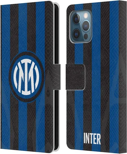 Vista 30 de Head Case Designs Officially Licensed Inter Milan Away 2025/26 Crest Kit Leather Wallet Case Compatible with Apple iPhone 11