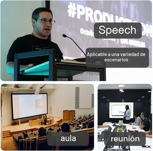 Vista 7 de QUI Presentation Clicker - Clicker remoto inalámbrico para presentación de PowerPoint, PowerPoint Slide Advancer para Mac/Windows/Linux, Google Negro