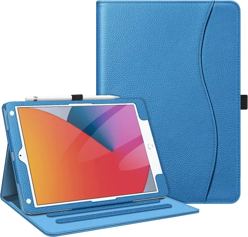 Vista 29 de Fintie - Funda para iPad de 9ª / 8ª / 7ª generación (2021/2020/2019) de 10.2 pulgadas - [Protección de esquinas] Funda con soporte de visualización