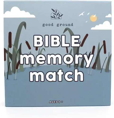Vista 4 de Good Ground Juego de recuerdos a juego para niños pequeños Regalos divertidos y rápidos para niños y niñas de 3 a 7 años – Juego de cartas bíblico