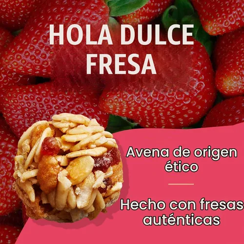 Vista 3 de MadeGood - Bocaditos orgánicos de granola de fresa, 5 unidades x 0.85 onzas