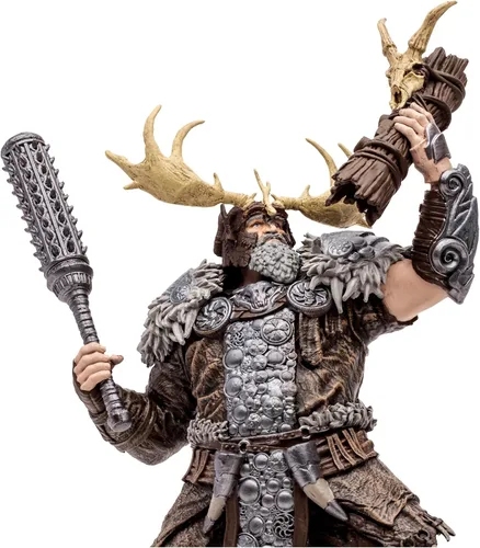 Vista 4 de McFarlane Toys - Diablo IV Landslide Druida (Común) Figura Posada Escala 1:12