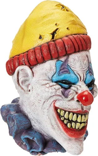 Vista 2 de Rubie's Costume máscara para la cabeza de Insano, el payaso, talla única , Multicolor