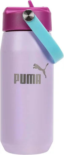 Vista 18 de PUMA Botella de agua de acero inoxidable aislada de 18 onzas unisex para adultos con pajilla y asa de transporte