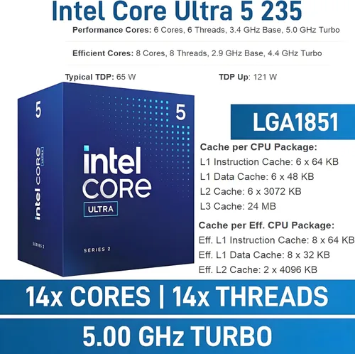 Vista 2 de Dell Pro Tower Plus QBT1250 - Escritorio empresarial, Intel Core Ultra 5-235, RAM DDR5 de 16 GB, SSD PCIe de 1 TB, DVDRW, 3x4K DP, Copilot AI