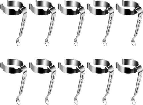 Vista 18 de Paquete de 10 linternas B101 – Clip duradero de acero inoxidable para bolígrafo y clip para tapa, cómodo de llevar B101X10
