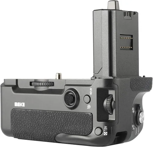 Vista 2 de Meike MK-A7R4 Pro - Empuñadura de batería para Sony A7IV A7R4 A9II A7SM3, control remoto